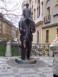 Franz Kafka Statue 