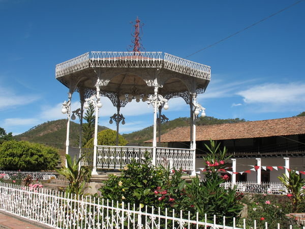 The main plaza in San Sebastian