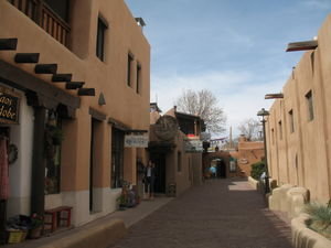 A side street in Taos
