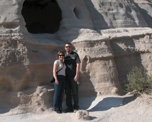 Jennifer and Mike at Tent Rocks