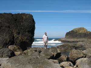 Mike near the tide pools