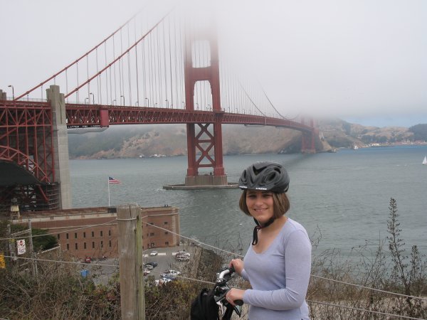 Jennifer and Golden Gate Bridge