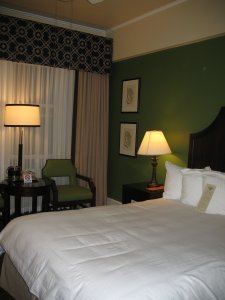 Our room at the Chancellor Hotel