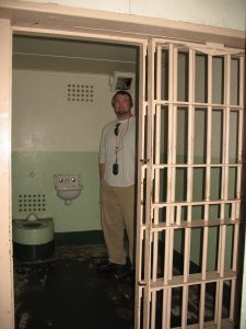 Mike in solitary confinement