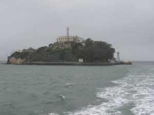 Departing Alcatraz