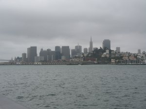 View of San Francisco from the ferry