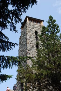 The lookout tower on Mount Constitution