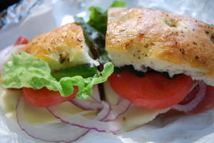 My Italian sandwhich from Gere-A-Deli
