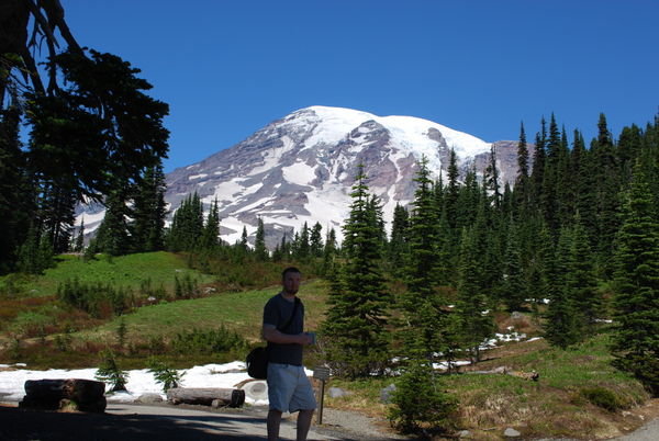 Mike and Mount Rainier