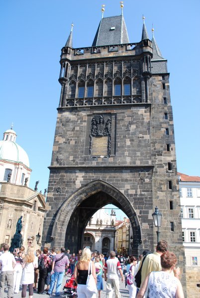 Charles Bridge and the hordes of tourists