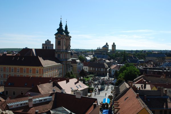 Views of Eger from the castle