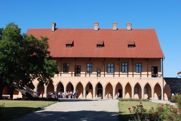 Building on the grounds of Eger Castle