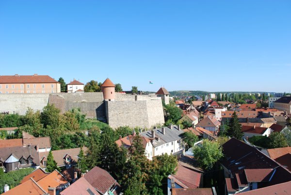 View of Eger Castle from the Minaret