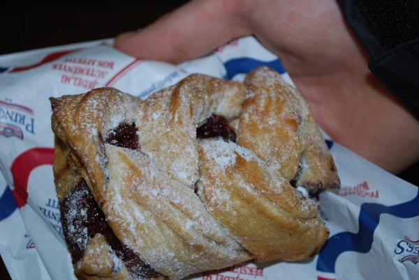 A meggy (cherry) pastry