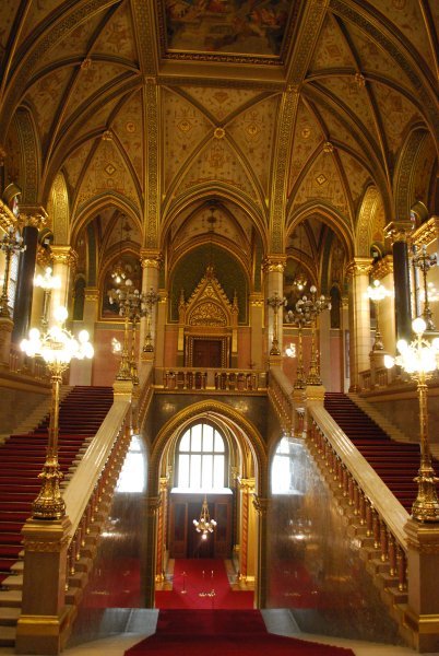 Main hall of the Hungarian Parliament