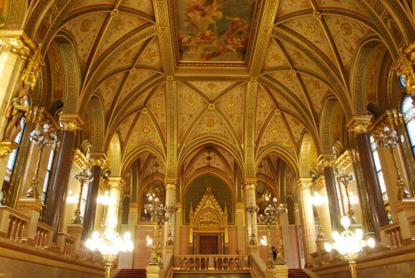Interior of Hungarian Parliament