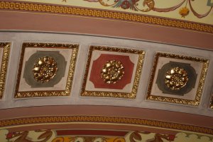 Ceiling panel in the Hungarian State Opera House