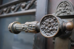 Detail of door handle