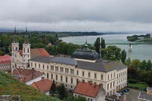 View of Esztergom and the Danube
