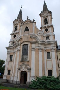 A baroque church in Esztergom