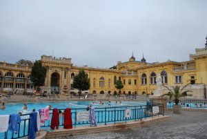 The pools at Szechenyi Baths