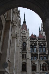 Arch at Hungarian Parliament