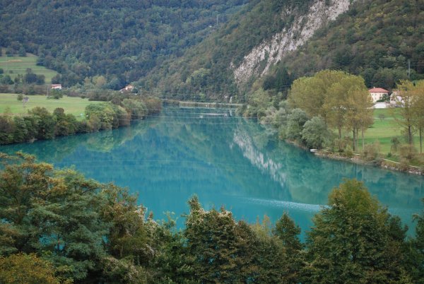 More of the beautiful turquoise waters of Slovenia