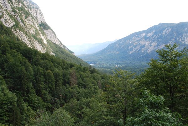 Mountains near Slap Savica Waterfall