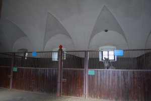 A very old stable at Lipica Stud Farm