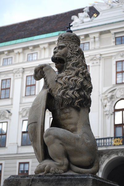 Statue at Hofburg Palace