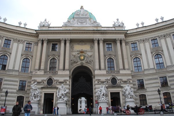 Main entrance of Hofburg Palace