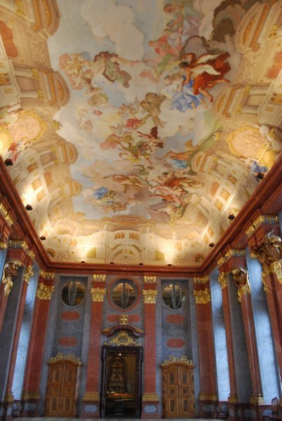 Gorgeous hall in Melk Abbey