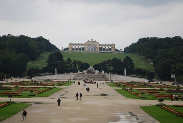 View of the grounds of Schonbrunn Palace