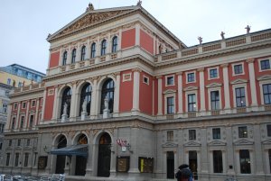 Pink building in Vienna