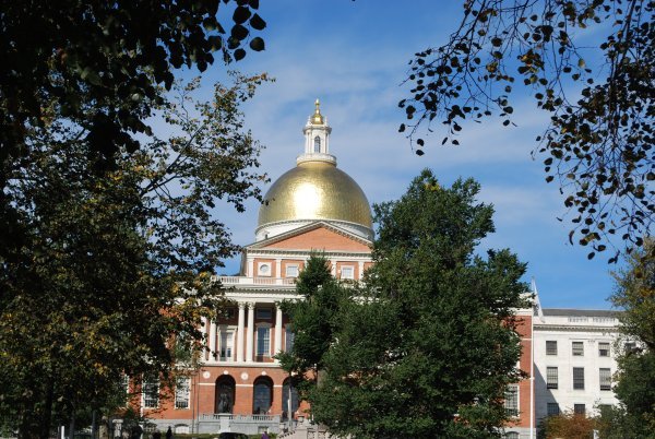 View of Massachusetts State House