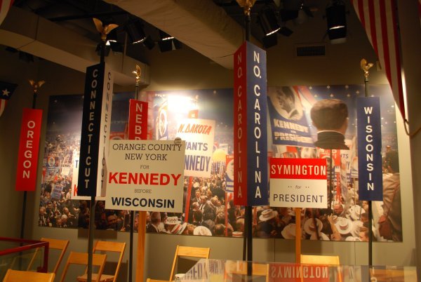 Interior of the JFK museum
