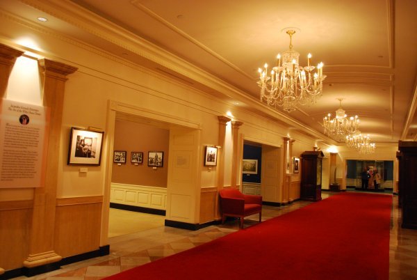 Interior of the JFK museum