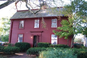 One of the buildings on the property of the House of Seven Gables