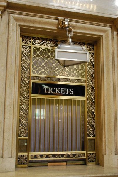Ticket window at Grand Central Station
