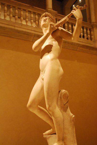 Statue in the European Gallery at the Met