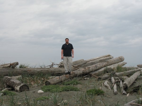 Mike on the Dungeness Spit