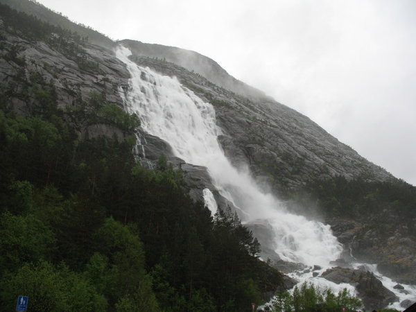 Langfoss Waterfall