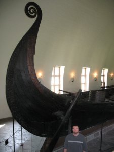 Mike at the Viking Ship Museum