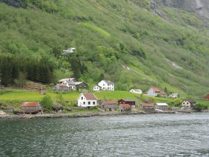 Tiny town on Sognefjord