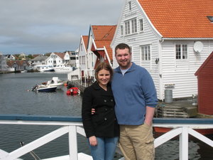 Jennifer and Mike at Skudeneshavn 