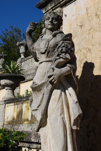 Beautiful statue at Villa Vizcaya
