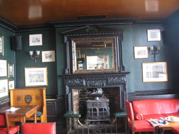 Interior of Trafalgar Tavern