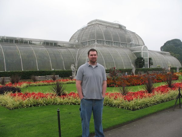 Mike at Kew Gardens