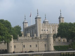 View of the Tower of London from the Thames River cruise