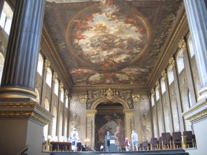 The Painted Hall at the Old Royal Naval College in Greenwich
